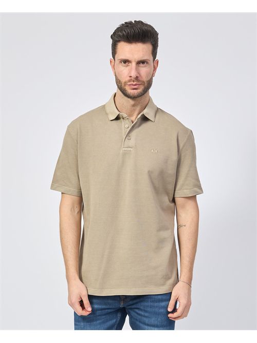 AX men's polo in cotton pique